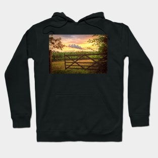 Maize Field At Sunset Hoodie